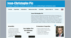 Desktop Screenshot of jeanchristophepic.com