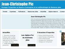 Tablet Screenshot of jeanchristophepic.com